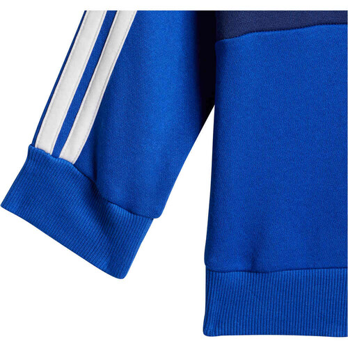 ADIDAS SEASONAL ESSENTIALS TIBERIO 3 STRIPES CREW SET azul