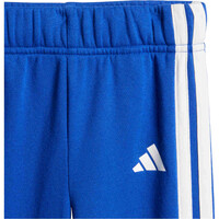 adidas chándal bebé SEASONAL ESSENTIALS TIBERIO 3 STRIPES CREW SET AZUL 06
