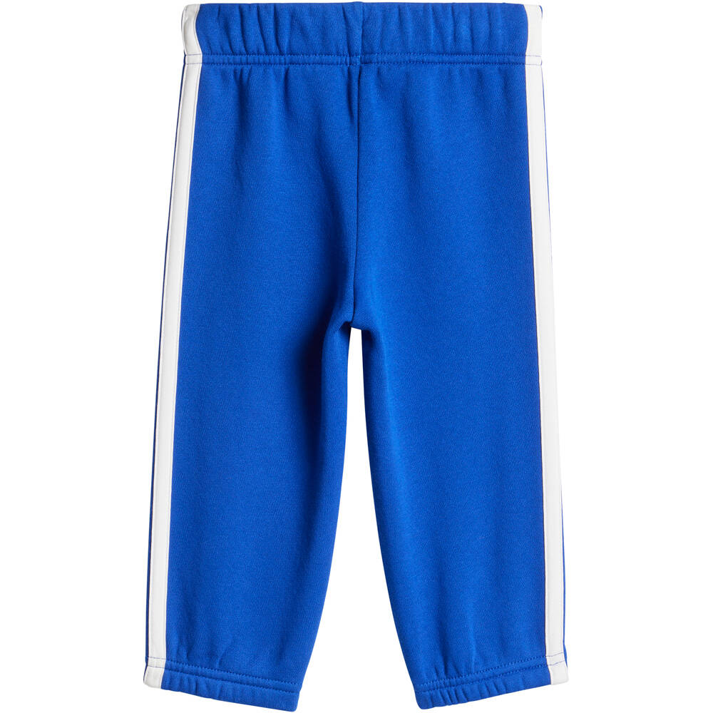 adidas chándal bebé SEASONAL ESSENTIALS TIBERIO 3 STRIPES CREW SET AZUL vista detalle