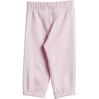adidas chándal bebé SEASONAL ESSENTIALS TIBERIO 3 STRIPES CREW SET ROSA 03