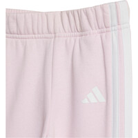 adidas chándal bebé SEASONAL ESSENTIALS TIBERIO 3 STRIPES CREW SET ROSA 06