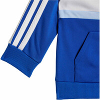 adidas chándal bebé SEASONAL ESSENTIALS TIBERIO 3 STRIPES TRICOT AZUL 04