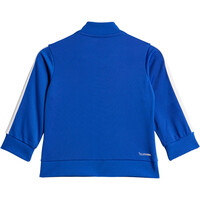 adidas chándal bebé SEASONAL ESSENTIALS TIBERIO 3 STRIPES TRICOT AZUL vista detalle