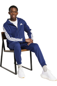 adidas chándal hombre 3 STRIPES AZUL vista detalle