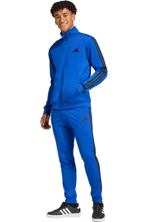 adidas chándal hombre 3 STRIPES AZUL