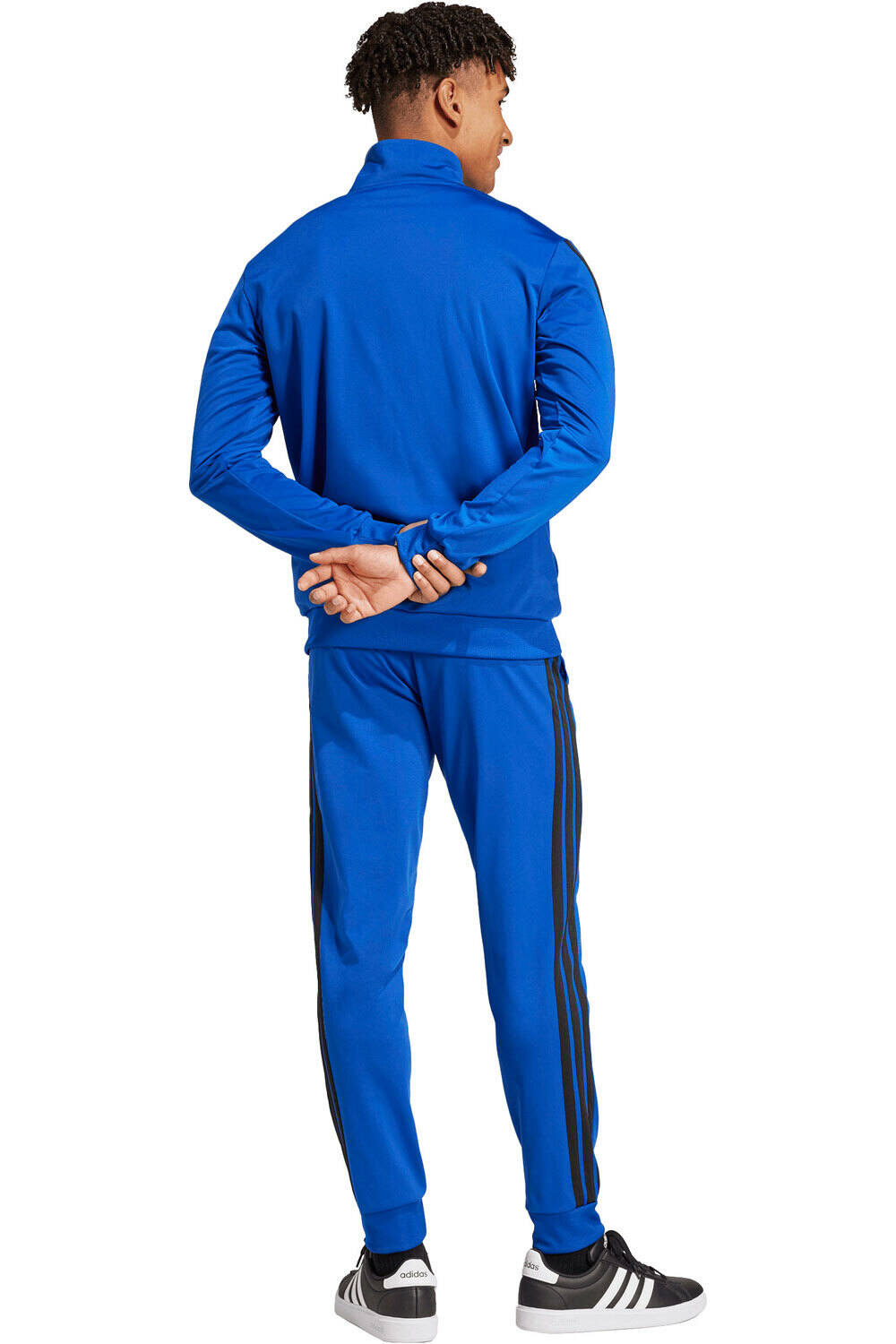 adidas chándal hombre 3 STRIPES AZUL vista trasera