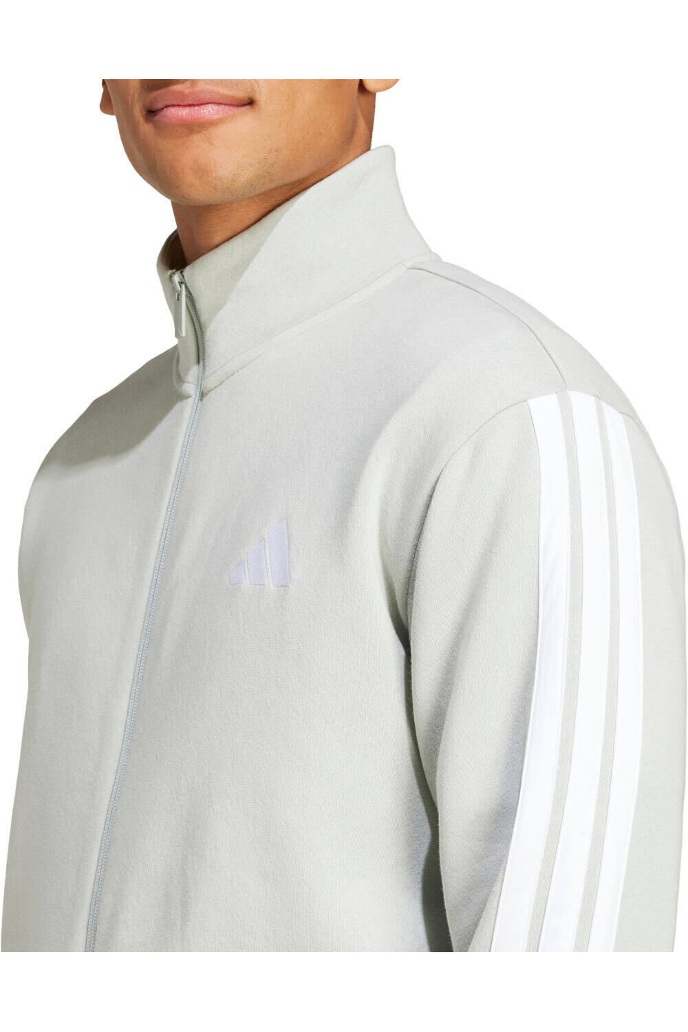 adidas chándal hombre 3 STRIPES GRIS 03