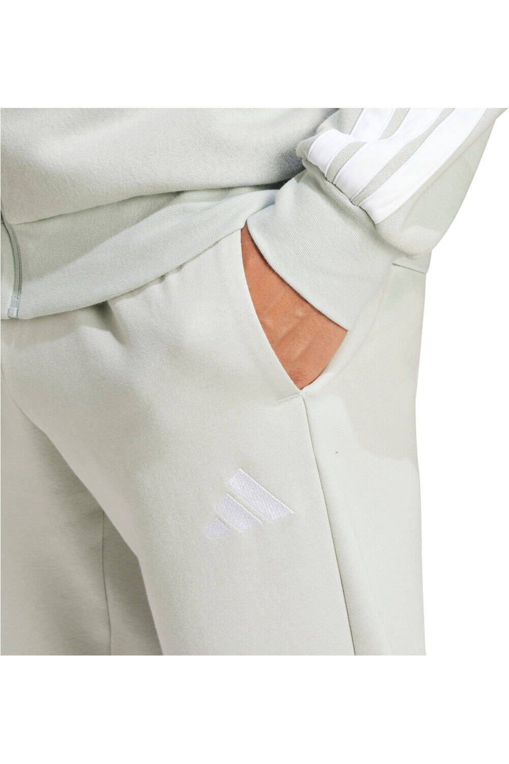 adidas chándal hombre 3 STRIPES GRIS 04