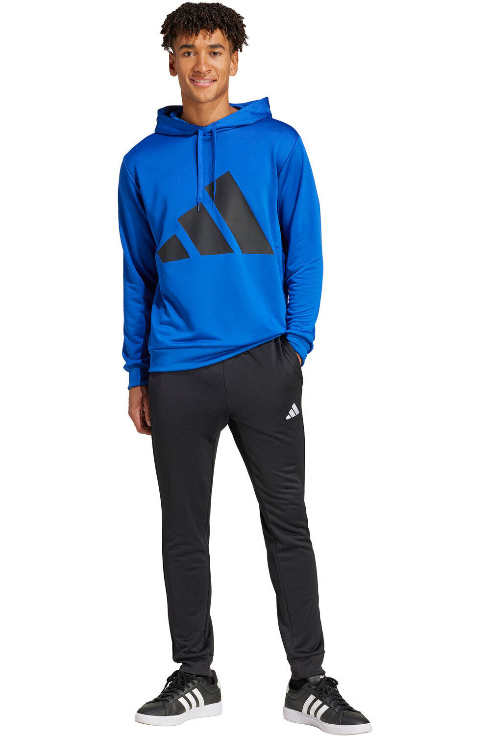 adidas chándal hombre BIG LOGO AZUL vista frontal
