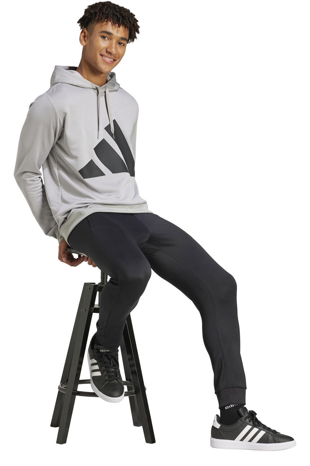 adidas chándal hombre BIG LOGO GRIS vista detalle