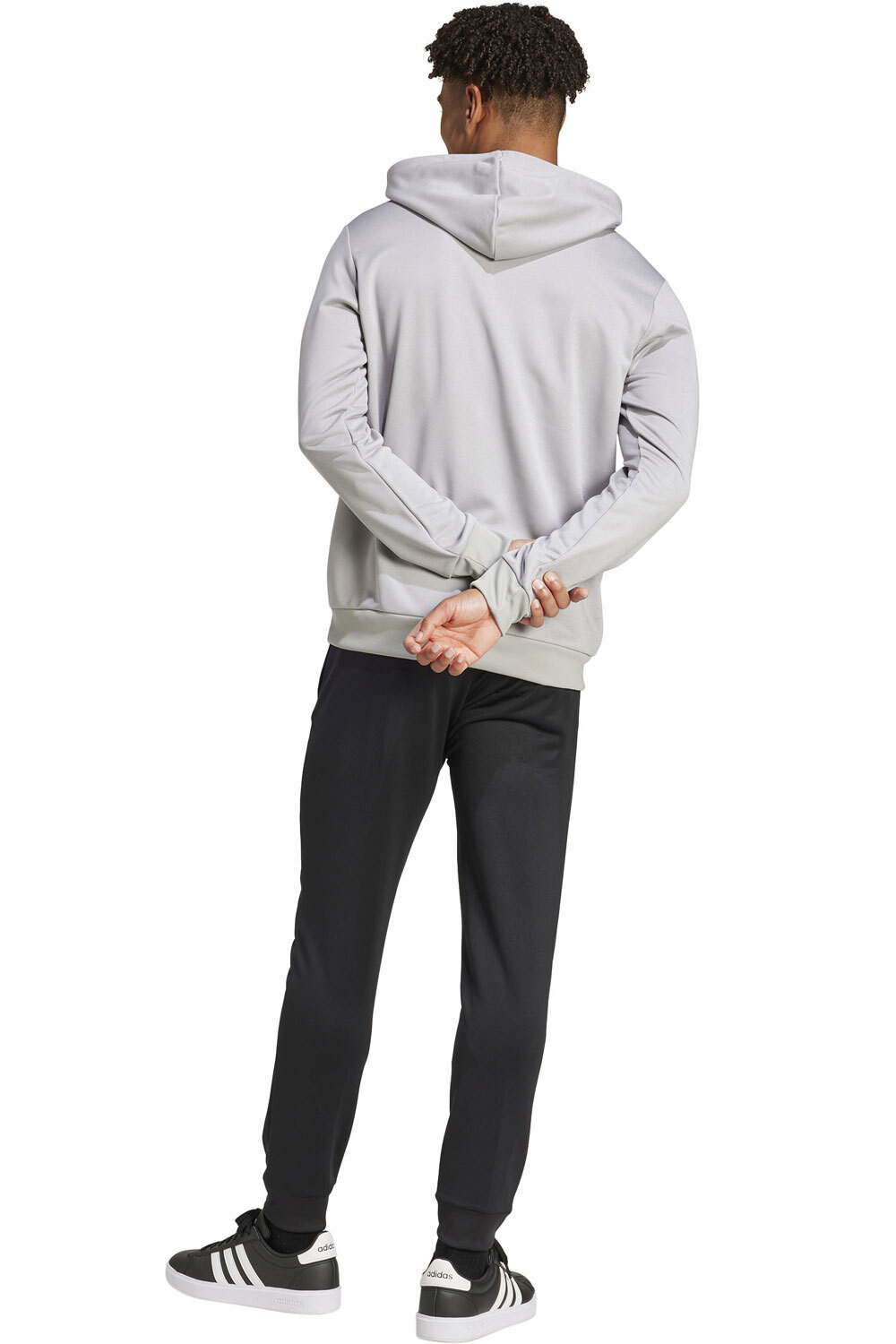 adidas chándal hombre BIG LOGO GRIS vista trasera