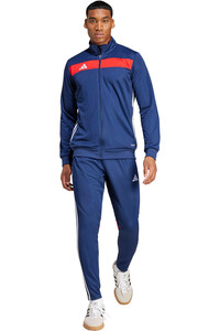 adidas chándal hombre ESSENTIALS TIRO 25 AZUL vista trasera