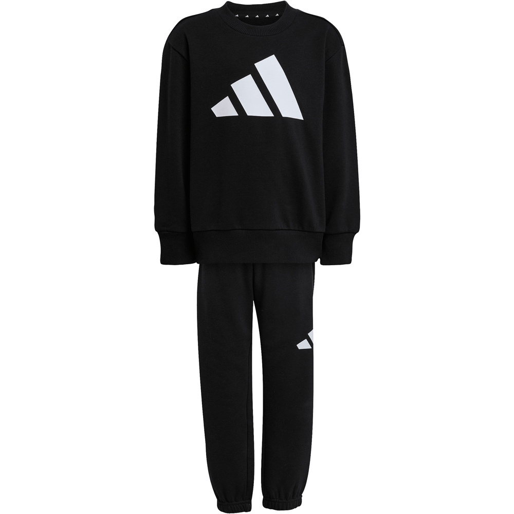 adidas chándal junior Conjunto sudadera y pantaln Ess NEGRO 03