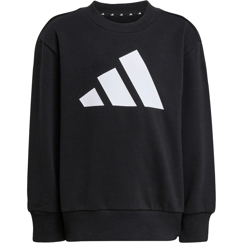 adidas chándal junior Conjunto sudadera y pantaln Ess NEGRO 04