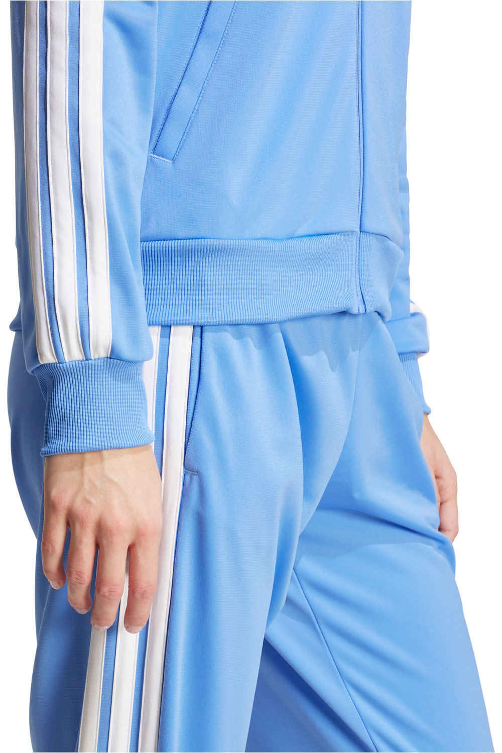 adidas chándal mujer ESSENTIALS 3 STRIPES AZUL 04