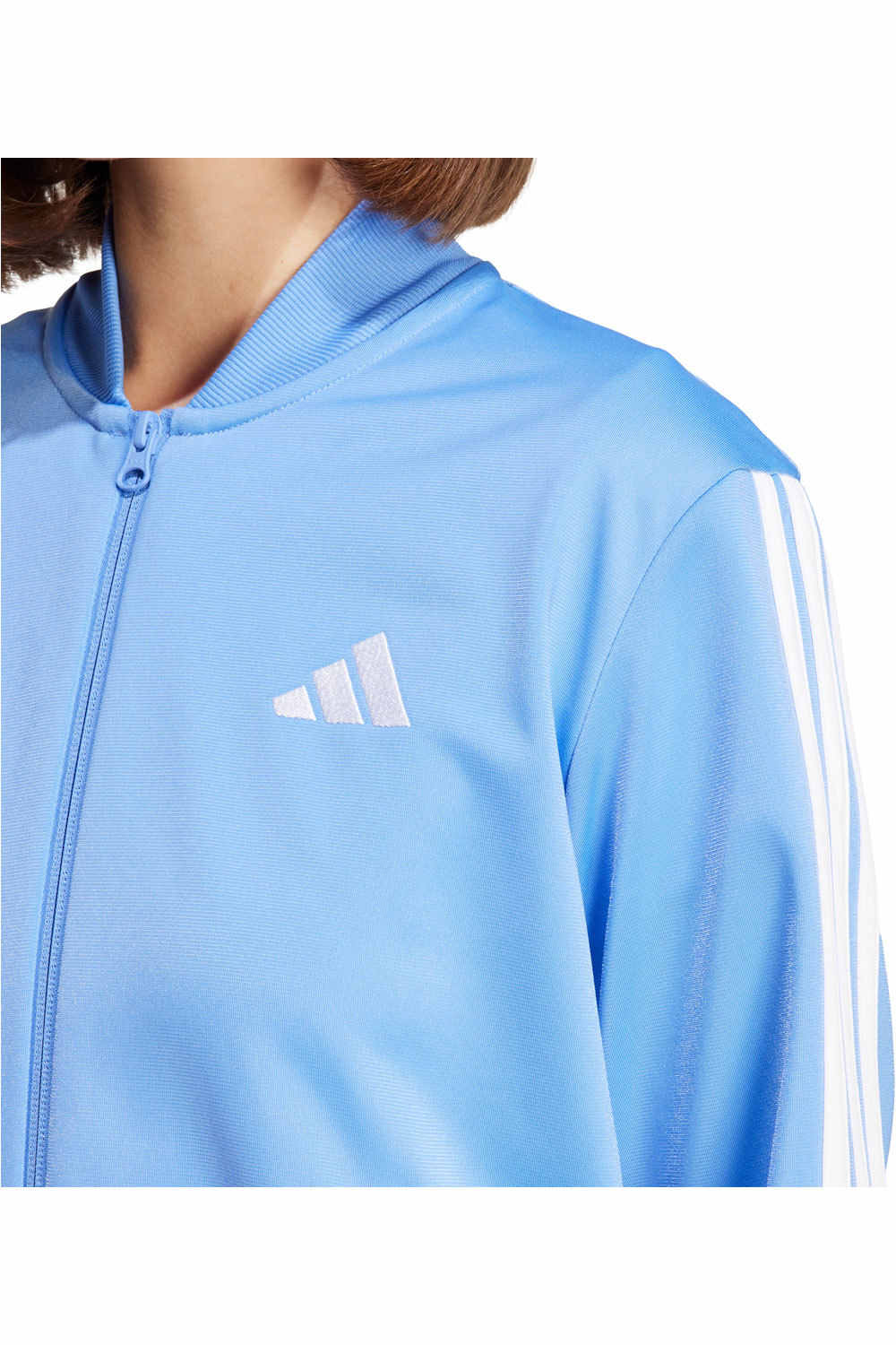 adidas chándal mujer ESSENTIALS 3 STRIPES AZUL 05