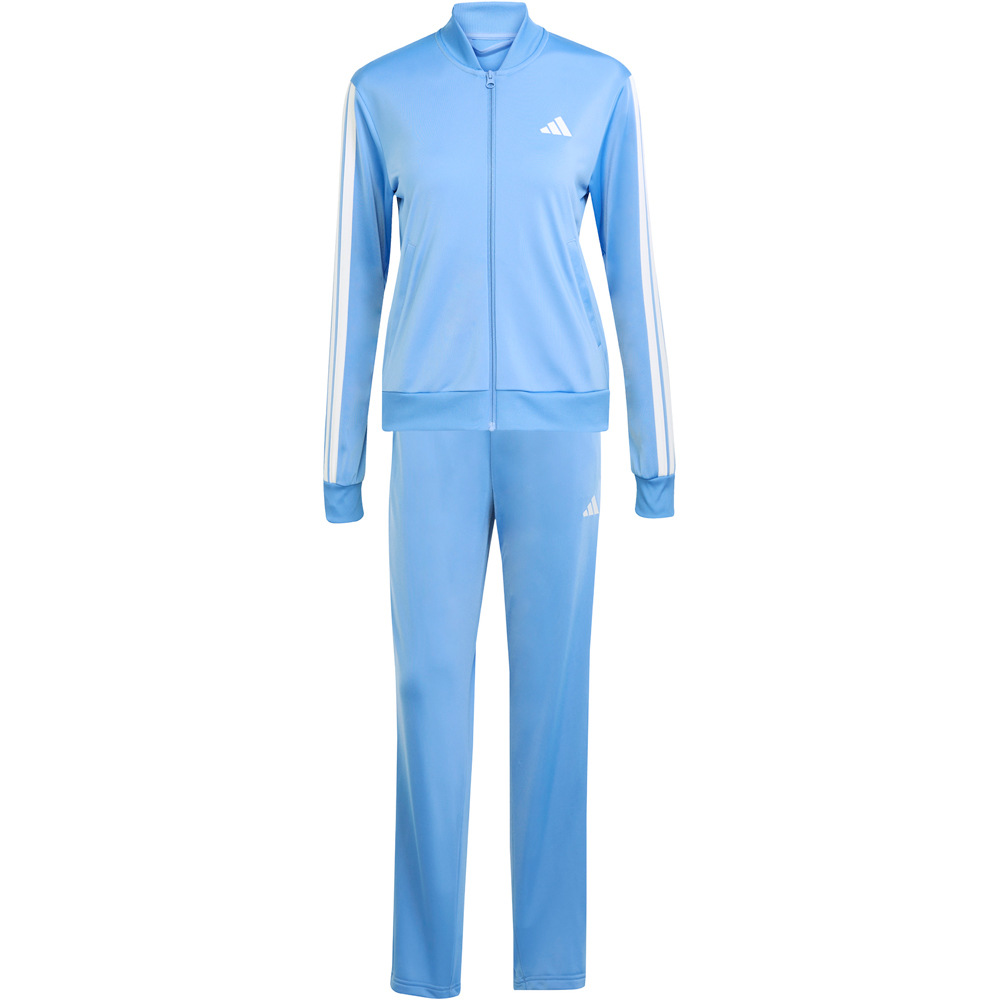 adidas chándal mujer ESSENTIALS 3 STRIPES AZUL 06