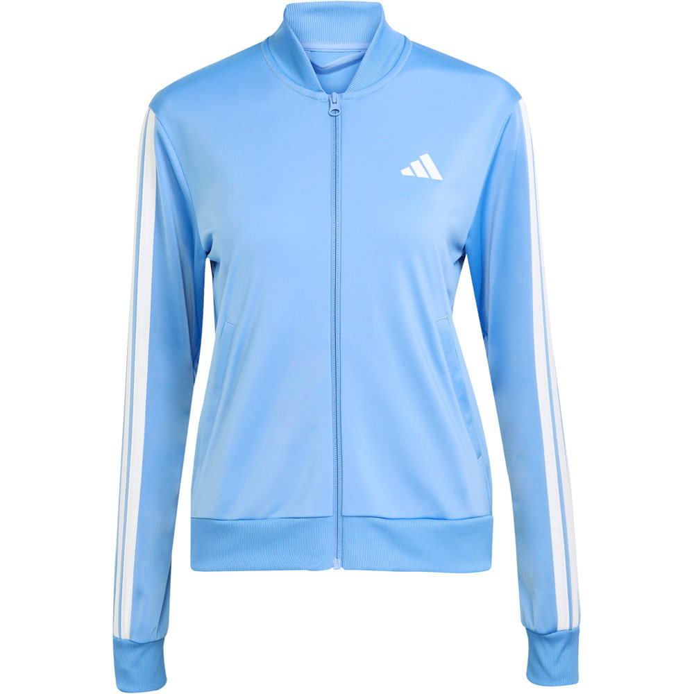 adidas chándal mujer ESSENTIALS 3 STRIPES AZUL 07