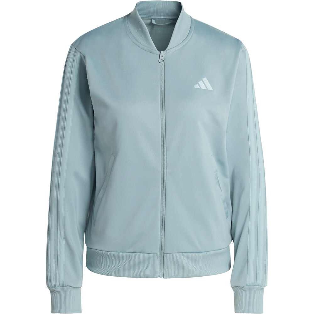 adidas chándal mujer ESSENTIALS 3 STRIPES VERDE 03