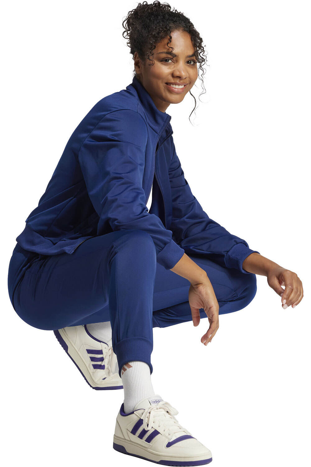 adidas chándal mujer ESSENTIALS AZUL vista detalle