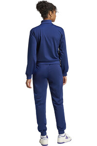adidas chándal mujer ESSENTIALS AZUL vista trasera