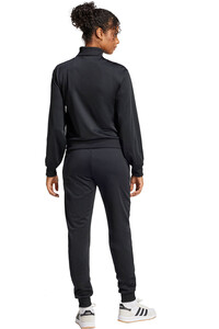 adidas chándal mujer ESSENTIALS FEELCOZY NEGRO vista trasera