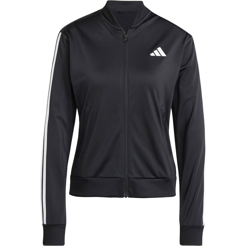 adidas chándal mujer SPORTSWEAR 3 STRIPES NEGRO 06