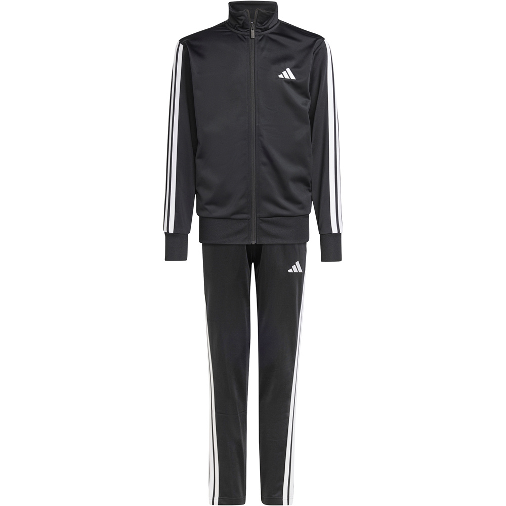 adidas chándal niña ESSENTIALS 3 STRIPES NEGRO 05
