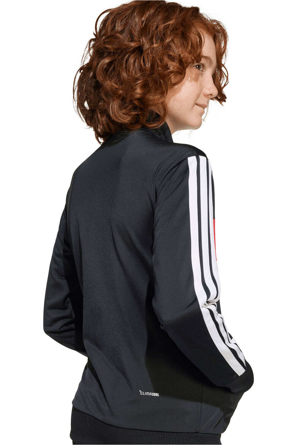 adidas chándal niño 3 STRIPES TIBERIO NEGRO 03
