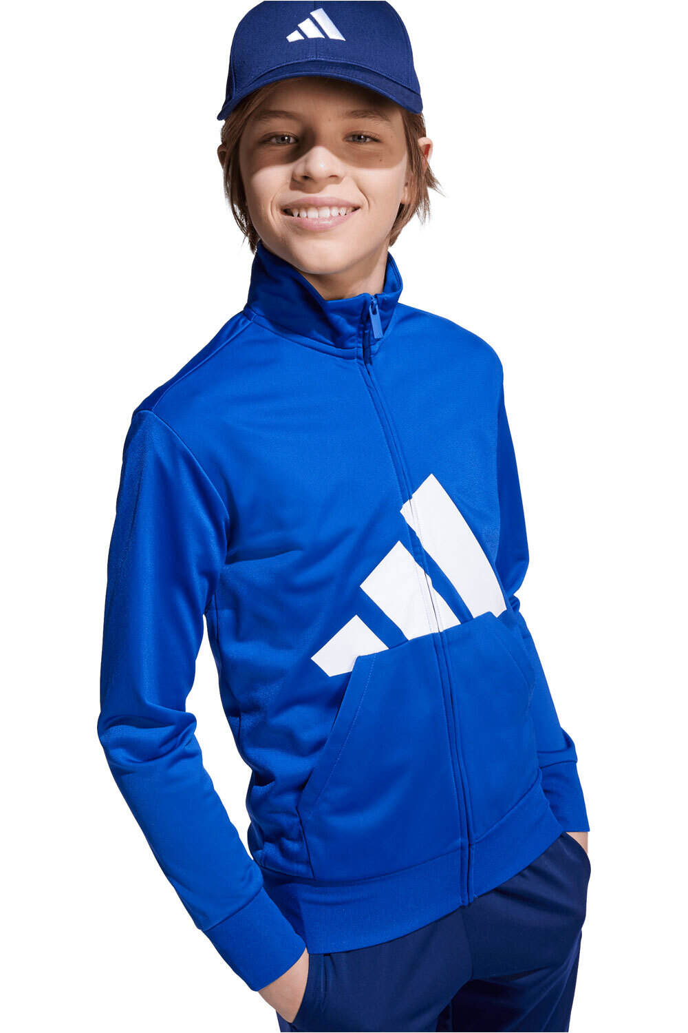 adidas chándal niño Chndal Essentials Climacool AZUL vista detalle