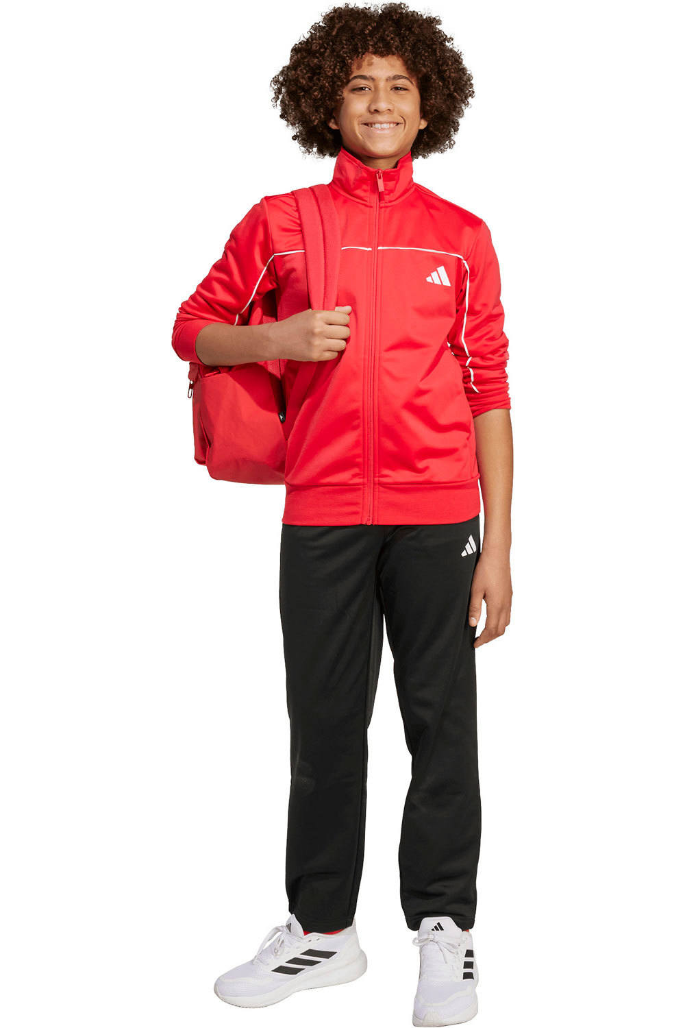 adidas chándal niño COLOUR POP ROJO vista detalle