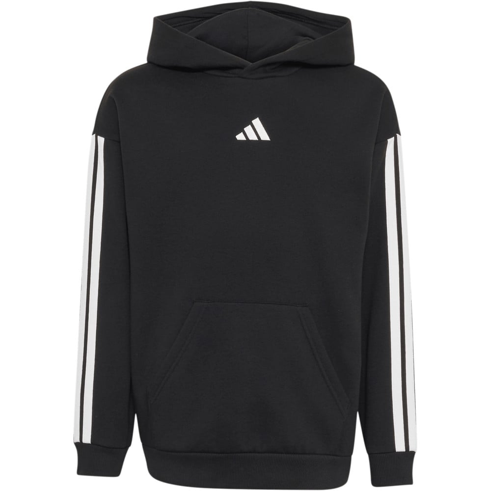 adidas chándal niño ESSENTIALS 3 STRIPES NEGRO vista detalle