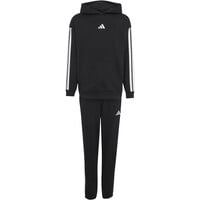 adidas chándal niño ESSENTIALS 3 STRIPES NEGRO vista frontal