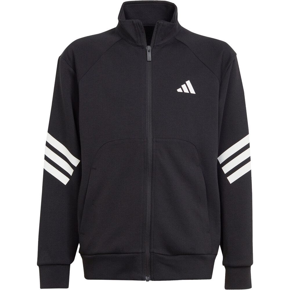 adidas chándal niño FUTURE ICONS 3 STRIPES NEGRO 05
