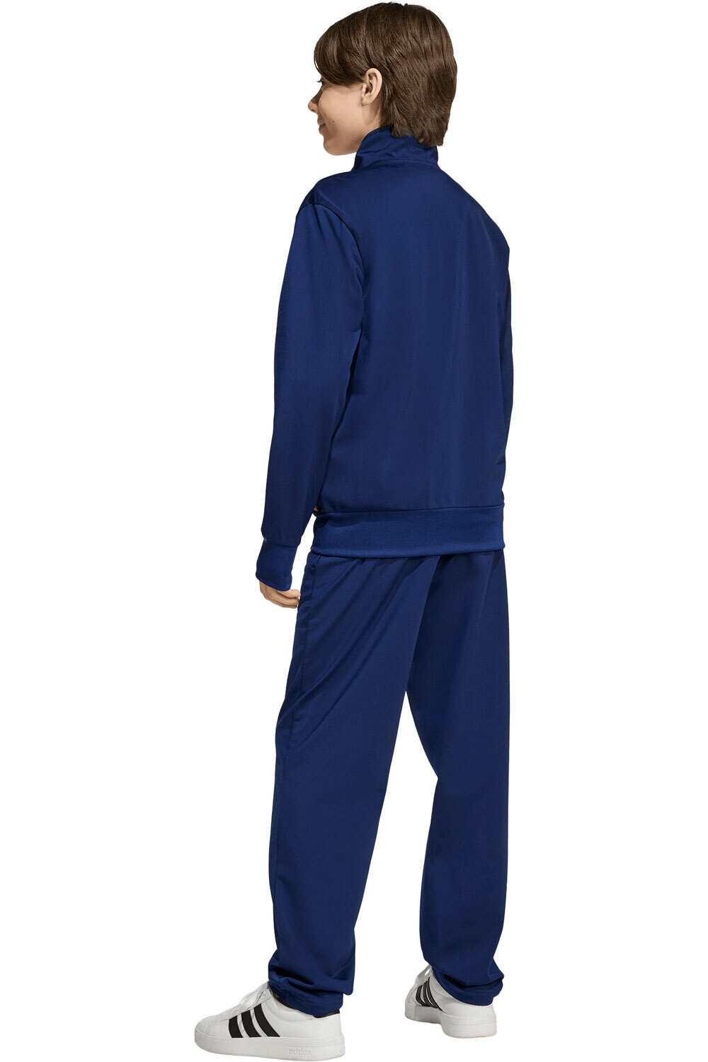adidas chándal niño JUNIOR TRICOT COLOURPOP AZUL vista trasera