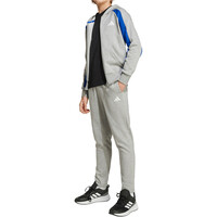 adidas chándal niño SEASONAL GRIS vista frontal