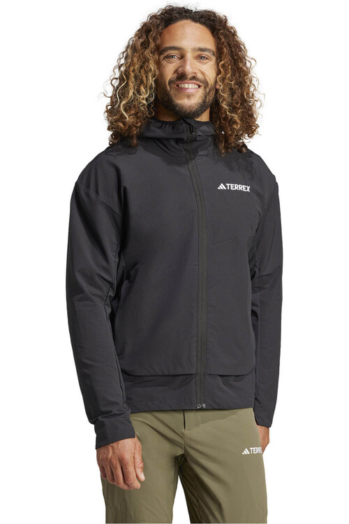 adidas chaqueta impermeable hombre TERREX MULTI NEGRO