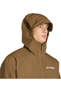 adidas chaqueta impermeable hombre TERREX XPERIOR 2L GORE-TEX VERDE vista detalle