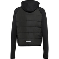adidas chaqueta niño CHAQUETA HYBRID NEGRO vista trasera
