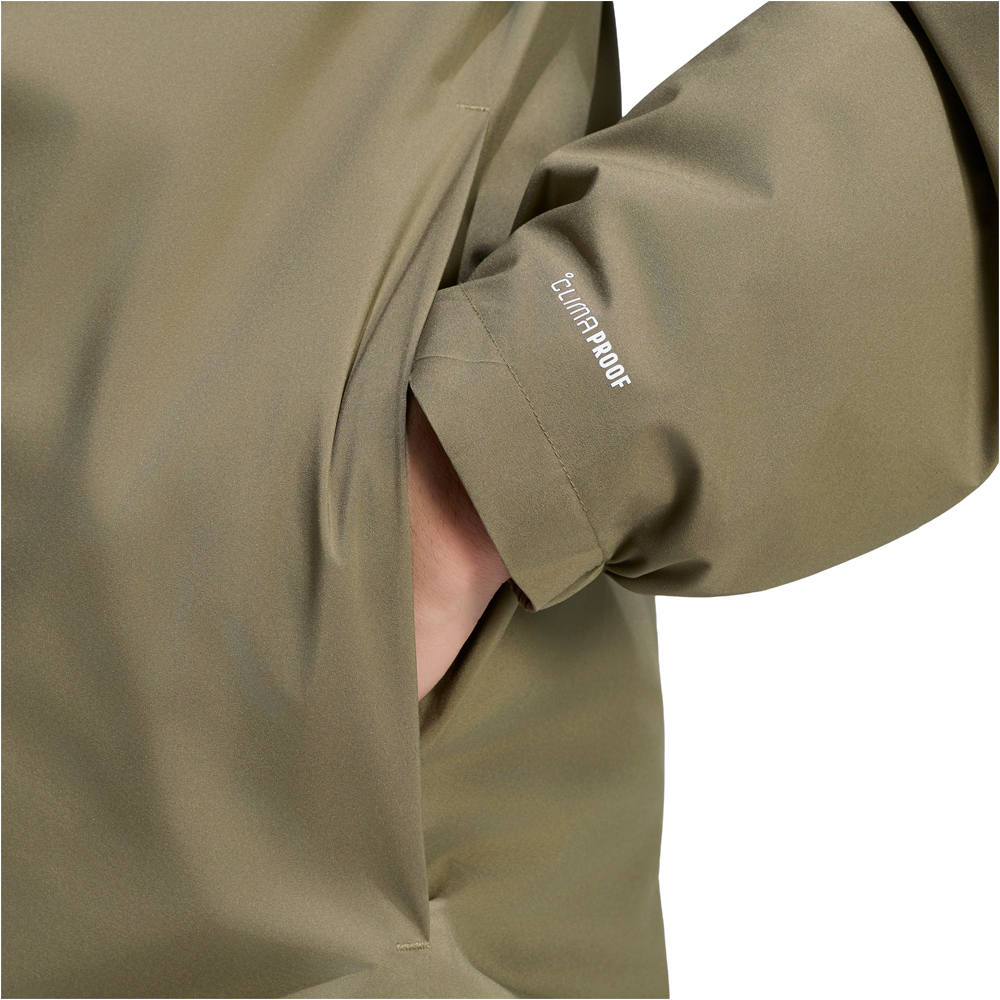 adidas chaqueta outdoor hombre MT ESS RAIN INS MARRON 03