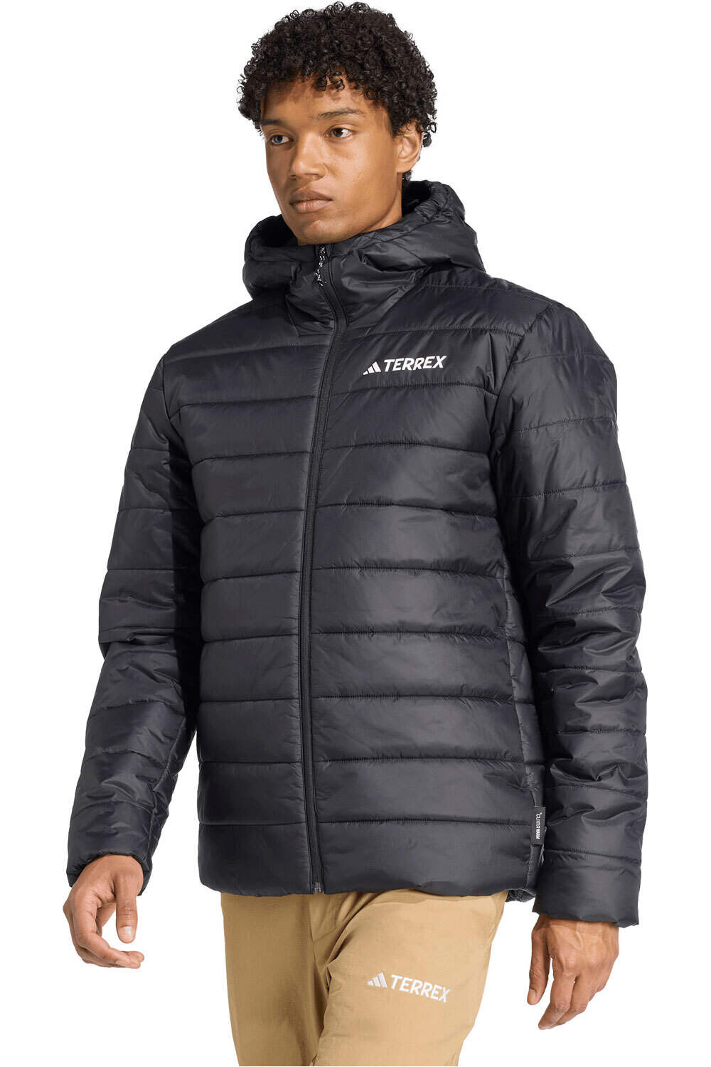 adidas chaqueta outdoor hombre TERREX MULTI ESSENTIALS CLIMAWARM NEGRO vista frontal