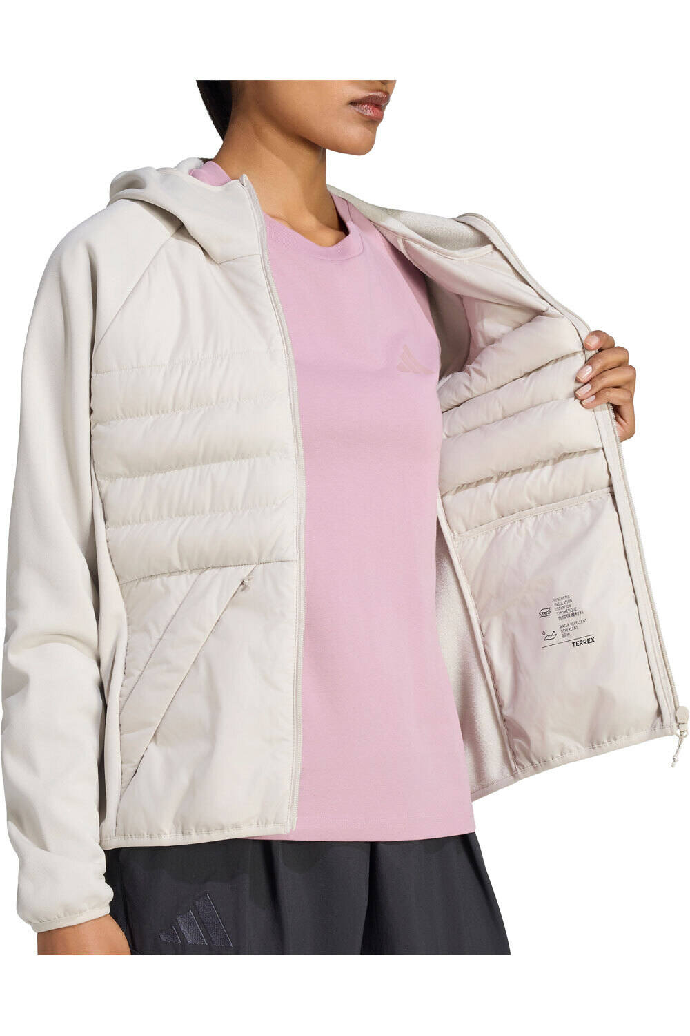 adidas chaqueta outdoor mujer TERREX MULTI CLIMA365 INSULATED HYBRID AZUL 03