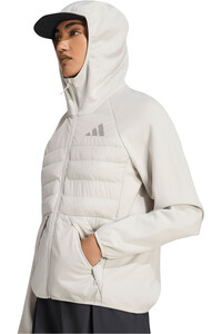 adidas chaqueta outdoor mujer TERREX MULTI CLIMA365 INSULATED HYBRID AZUL vista detalle