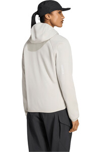 adidas chaqueta outdoor mujer TERREX MULTI CLIMA365 INSULATED HYBRID AZUL vista trasera