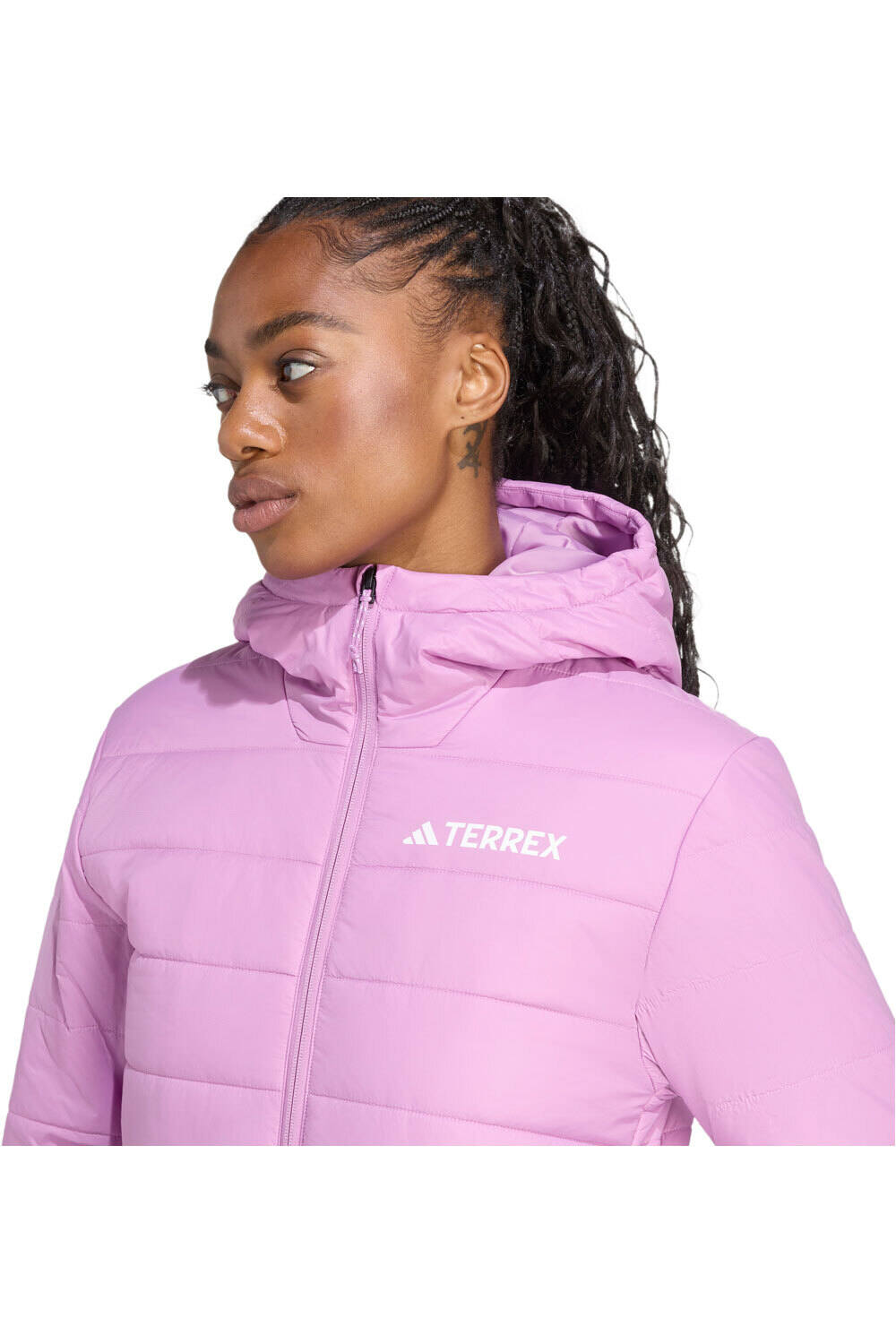 adidas chaqueta outdoor mujer TERREX MULTI ESSENTIALS ROSA 03