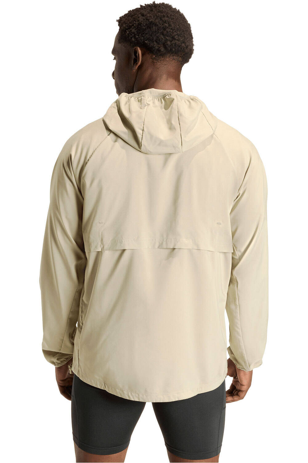 adidas Chaqueta Running Hombre ADI365 ESSENTIALS MARRON vista trasera
