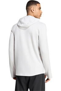 adidas Chaqueta Running Hombre ADI365 RUNNING ESSENTIALS WINTERIZED GRIS vista trasera
