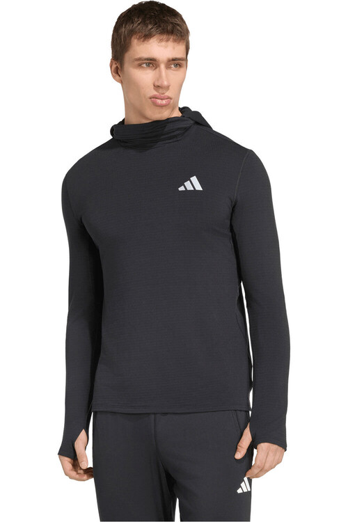 adidas Chaqueta Running Hombre ADI365 RUNNING ESSENTIALS WINTERIZED NEGRO