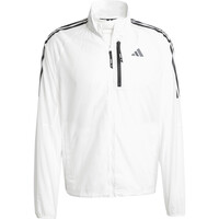 adidas CHAQUETA RUNNING HOMBRE OWN THE RUN 3 STRIPES PACKABLE BLANCO 04