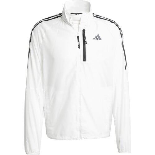 adidas CHAQUETA RUNNING HOMBRE OWN THE RUN 3 STRIPES PACKABLE BLANCO